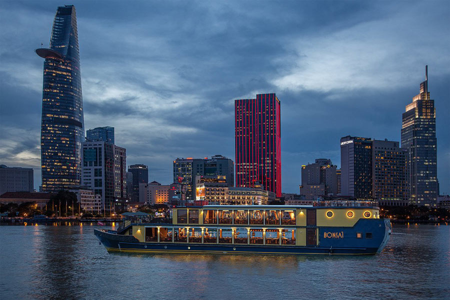 dîners-croisières sur la rivière Saigon