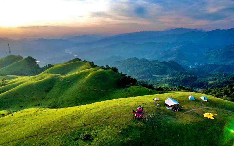 decouverte du plateau de dong cao a bac giang au vietnam