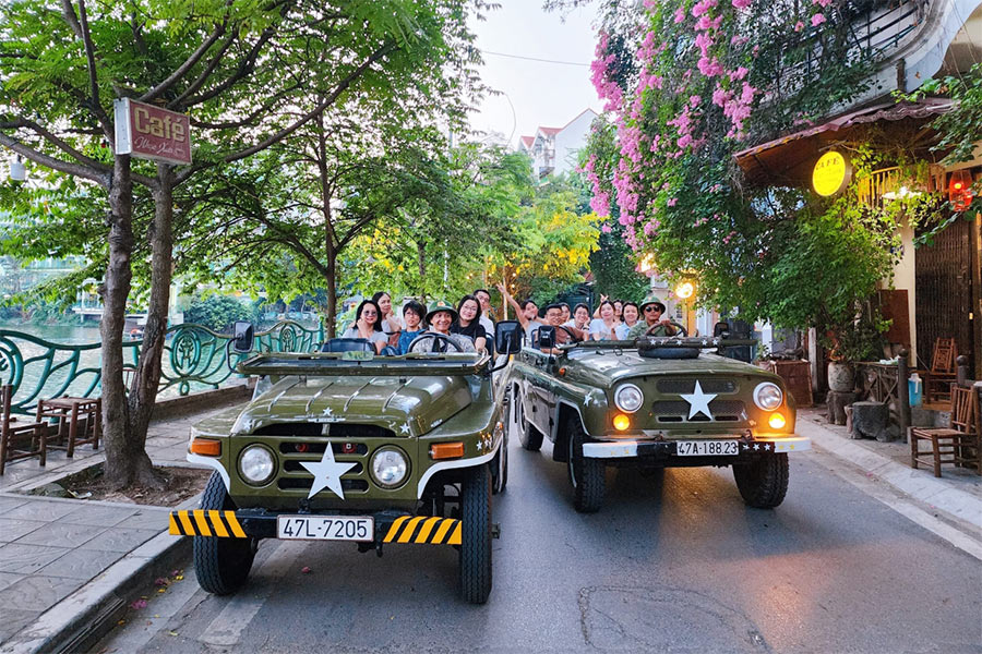 Excursion à Hanoi en Jeep est une expérience à petit groupe à recommander