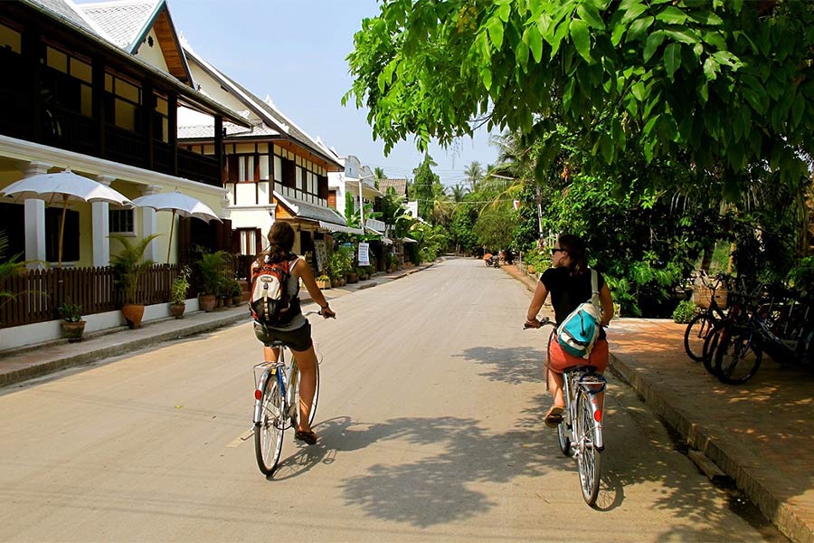 Excursion à vélo à Luang Prabang est une expérience à ne pas manquer