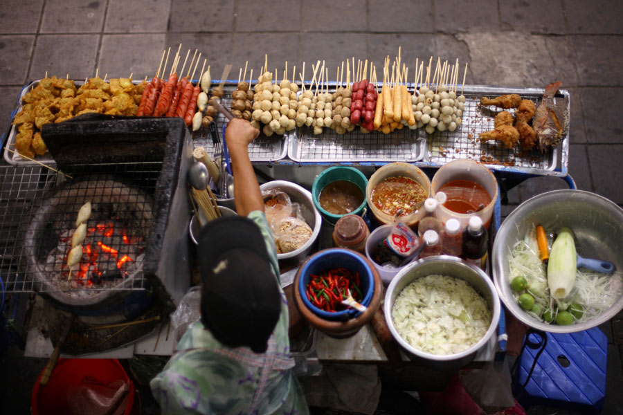 La cuisine de rue thaïlandaise est très riche