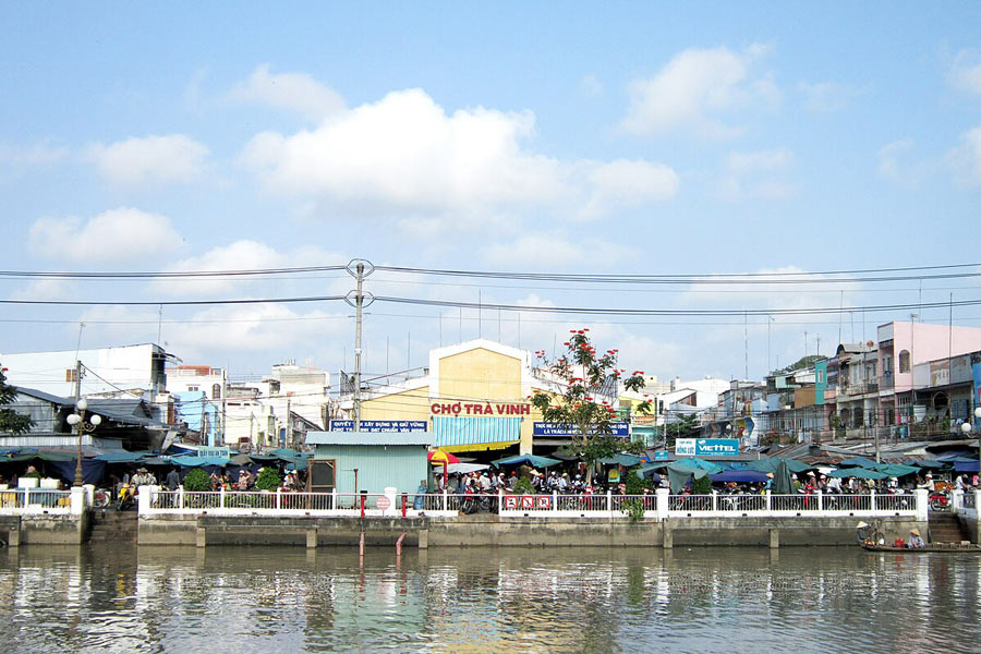 Histoire du grand marché de Tra Vinh