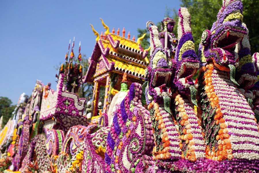 Le festival des fleurs de Chiang Mai 