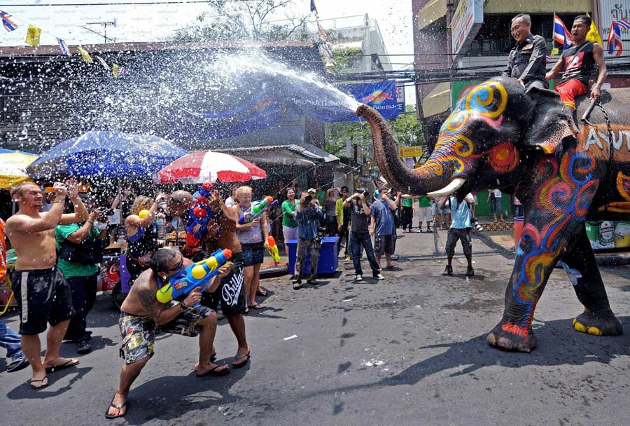 Le festival de Songkran