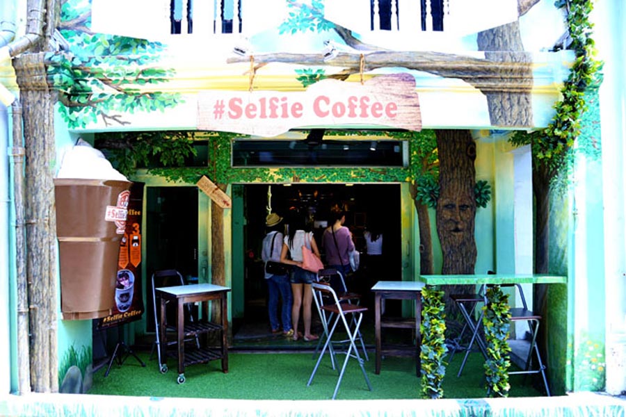 Selfie Coffee Cafe à Haji Lane