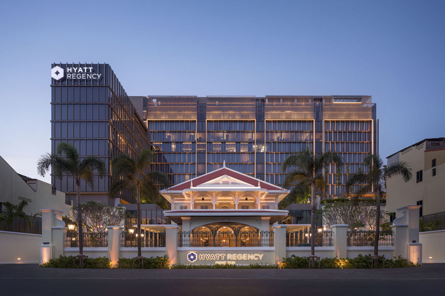 Hyatt Regency Phnom Penh est l'un des hôtels de luxe à Phnom Penh