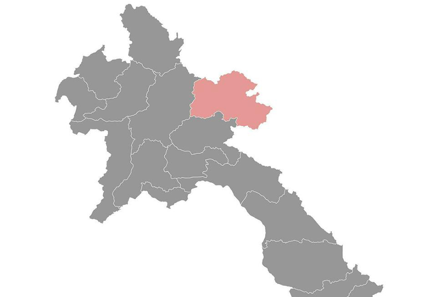 Houaphanh se trouve au Nord du Laos