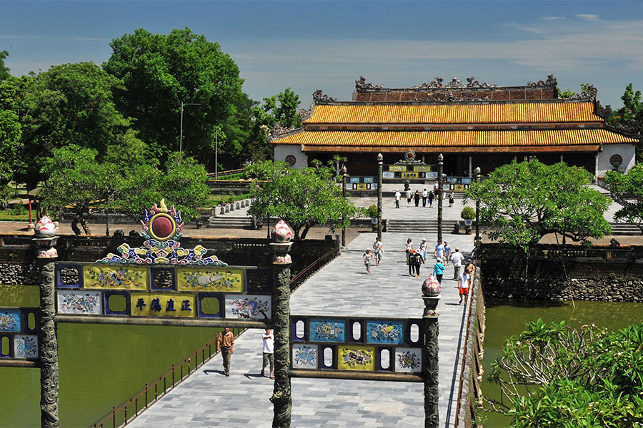 Ancienne capitale de Hué - au centre du Vietnam