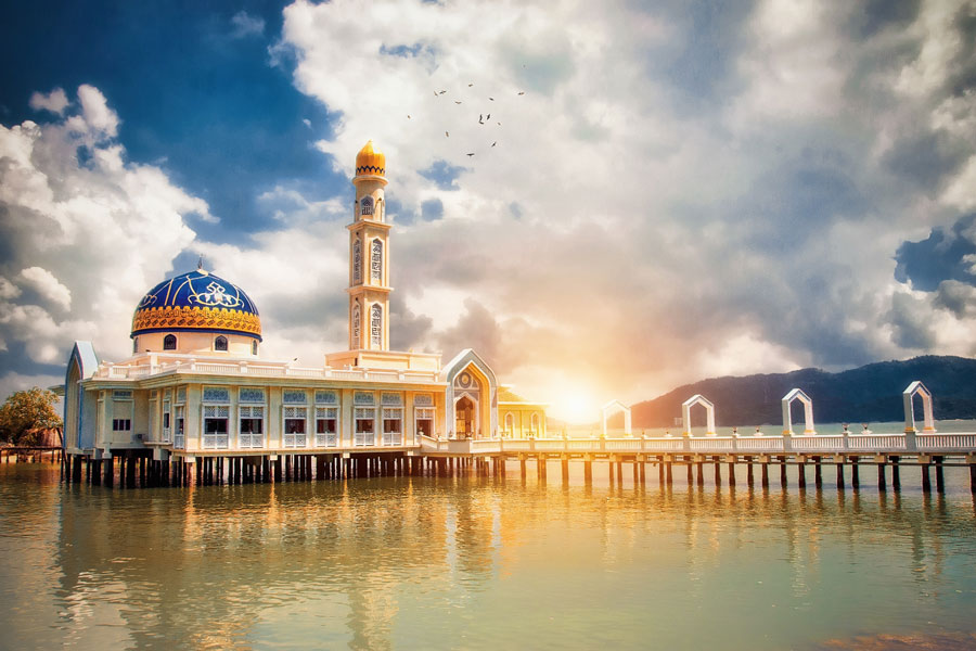 La Mosquée Flottante à l'île de Pangkor