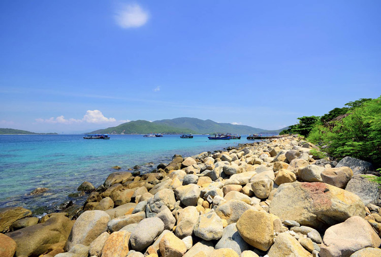 Arriver à l'île Hon Mun