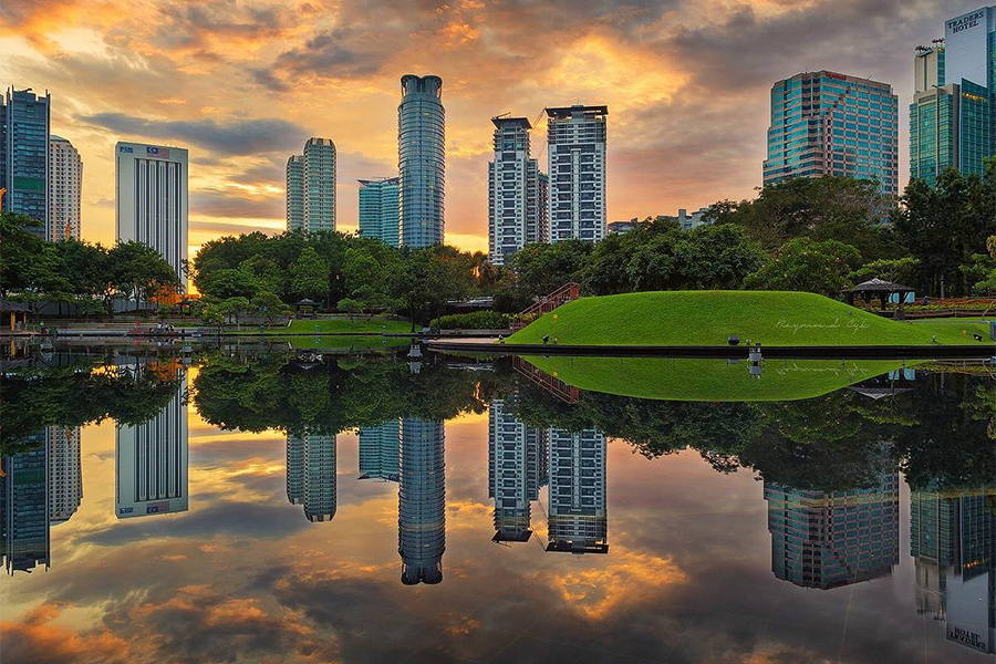 Le parc KLCC (Kuala Lumpur City Centre Park)