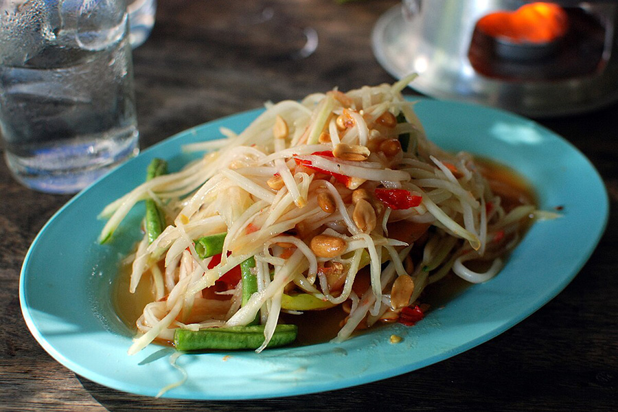 L’Isan est le berceau du célèbre plat Som Tam