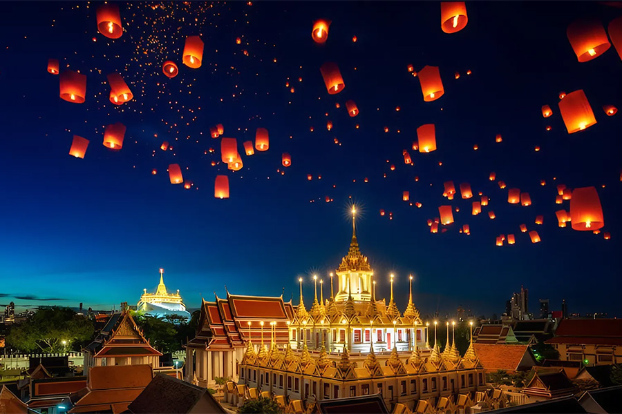 Yi Peng : la fête des lanternes volantes à Chiang Mai