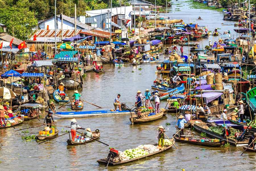 Can Tho est une attraction dans les itinéraires bien recommandés dans le circuit Vietnam Cambodge.