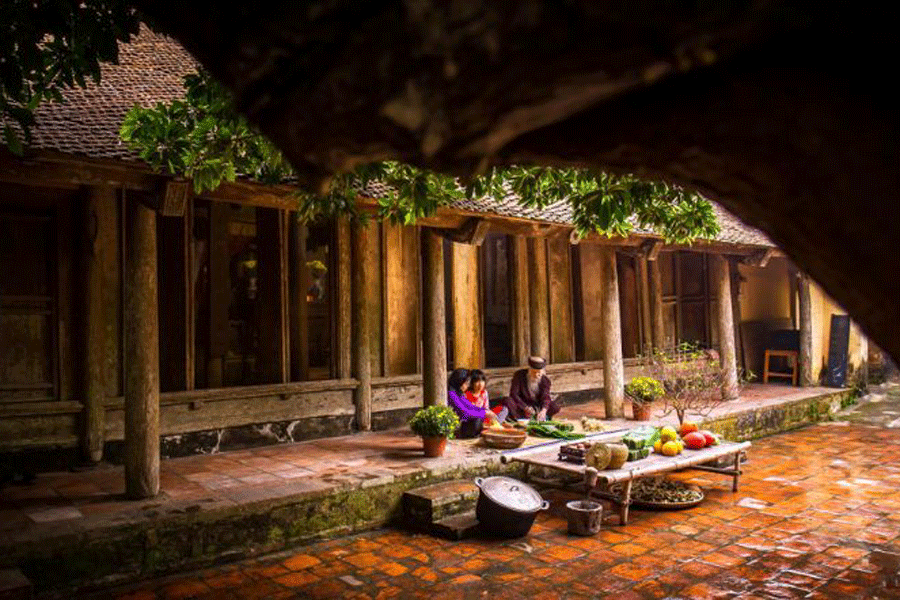 Circuit photo au Vietnam - ancient village de Duong Lam