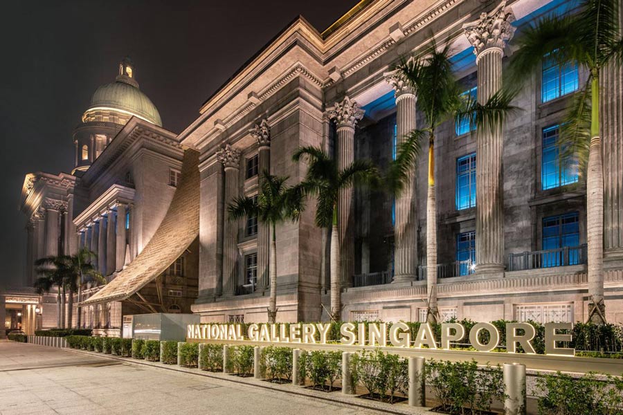 Galerie nationale de Singapour à la baie de Marina