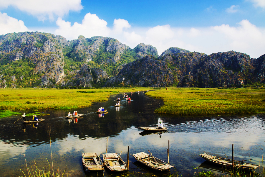 La lagune de Van Long - une destination touristique écologique de Ninh Binh