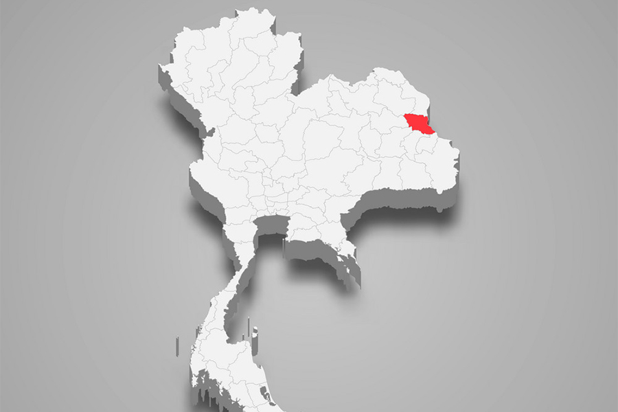 Localisation de Mukdahan sur la carte de la Thailande