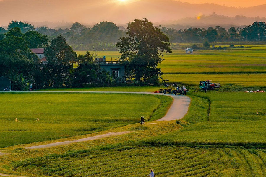 La campagne environnante est un lieu parfait où loger à Hué