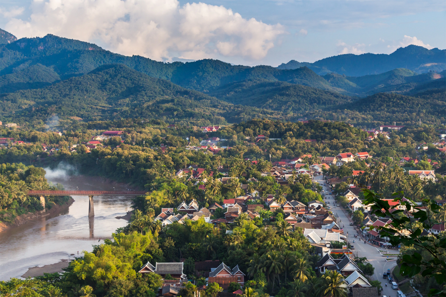 L'ancienne capitale Luang Prabang est reconnue par l'UNESCO comme patrimoine culturel mondial