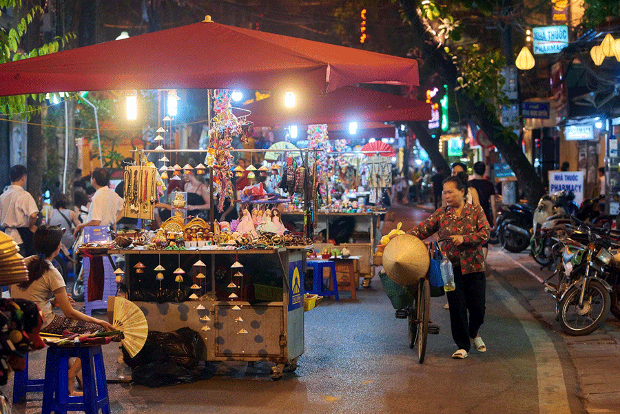 Marchés locaux à Bokeo