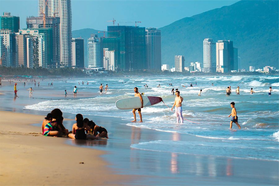 Da Nang est renommée en tant l'une des meilleures destinations balnéaires au Vietnam 