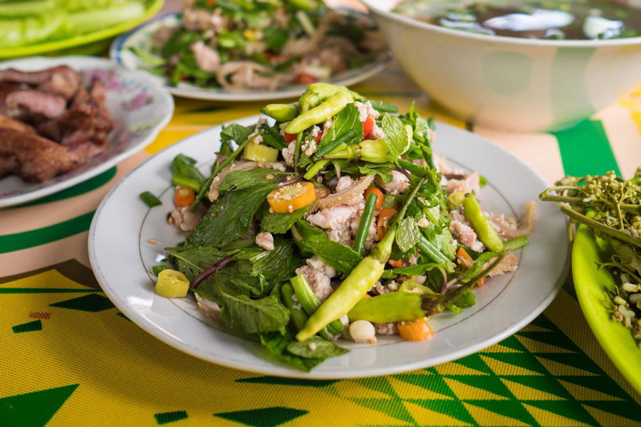 Le laap - La salade de viande hachée, meilleurs plats laotiens à essayer