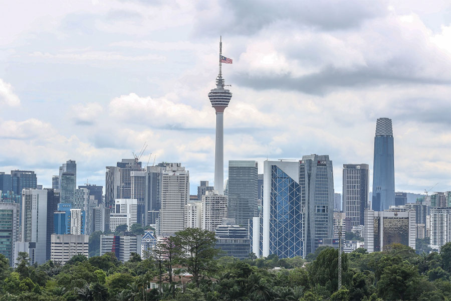 Le quartier de Menara à Kuala Lumpur