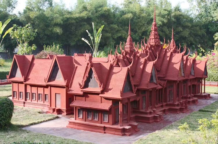 Les constructions symboliques dans Village Culturel Cambodgien