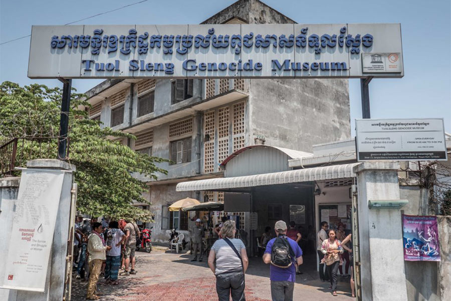 Musée du génocide de Tuol Sleng se trouve au centre de Phnom Penh