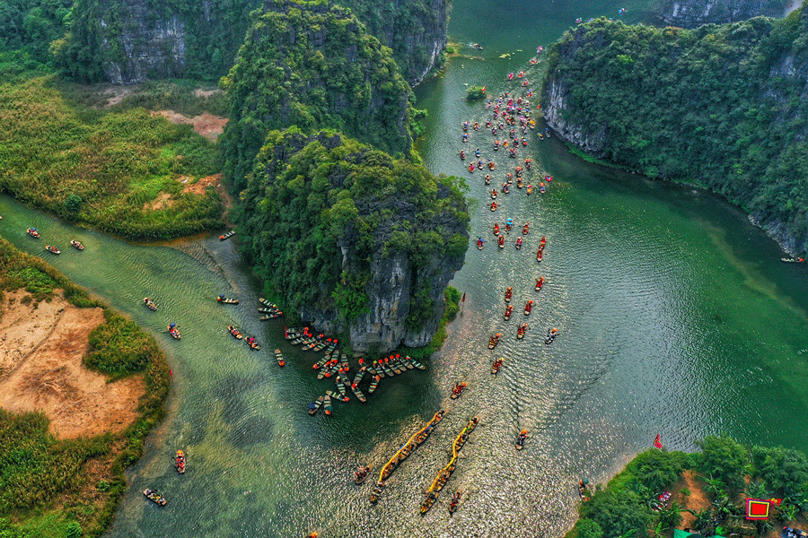 Ninh Binh - incontournable lors de une semaine au Vietnam