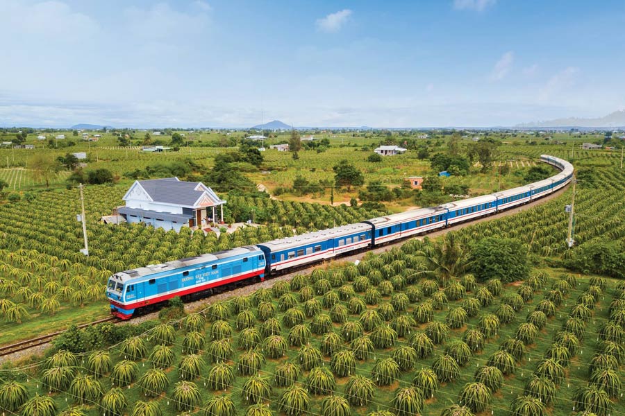 Train est un moyen de transport pour se rendre à Ninh Thuan 