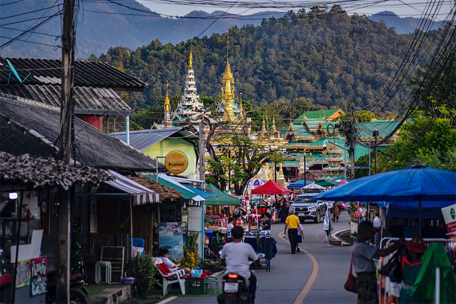 Première destination de l'itinéraire au Nord de la Thailande 8 jours est Mae Hong Son