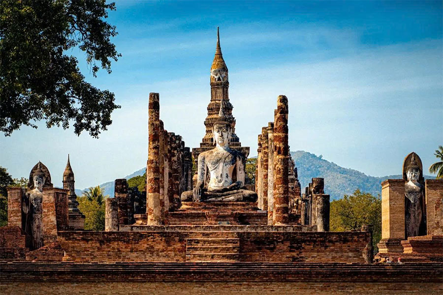 Derninère destination de votre voyage Nord de la Thailande en 8 jours est Sukhothai