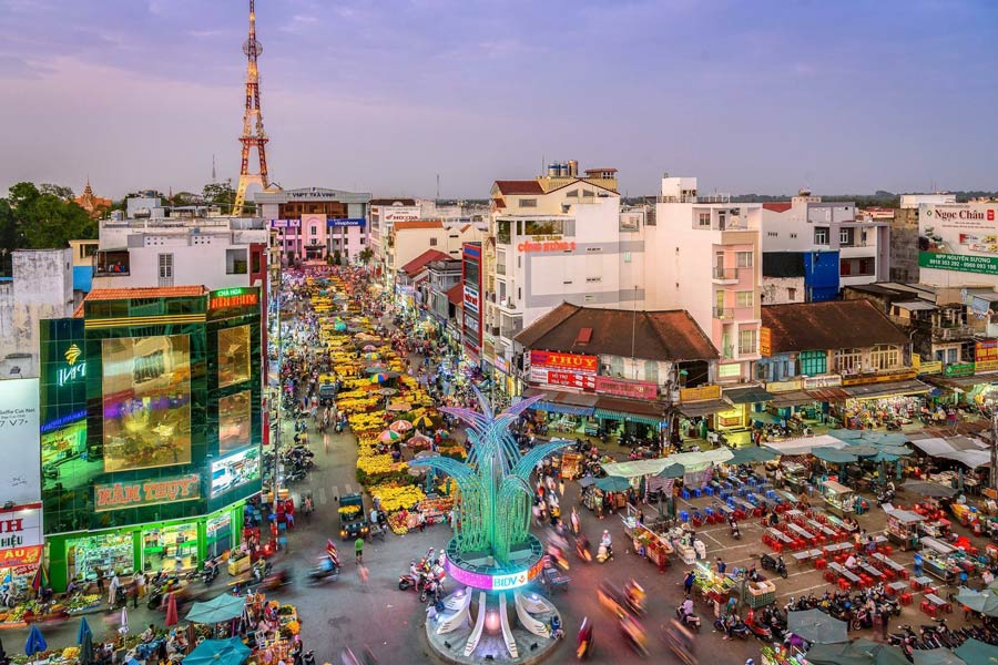 Grand marché de Tra Vinh