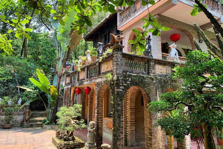 Les ancienne architecture du palais de Thanh Chuong 