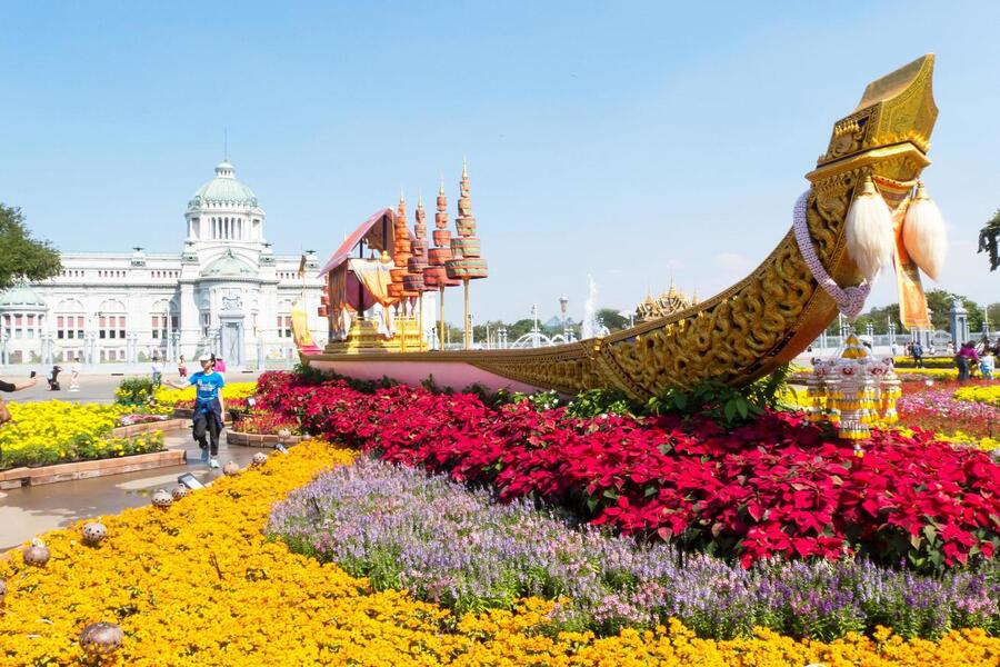 Le Palais Dusit est l’un des palais royaux à Bangkok symbolise la modernisation de la monarchie siamoise