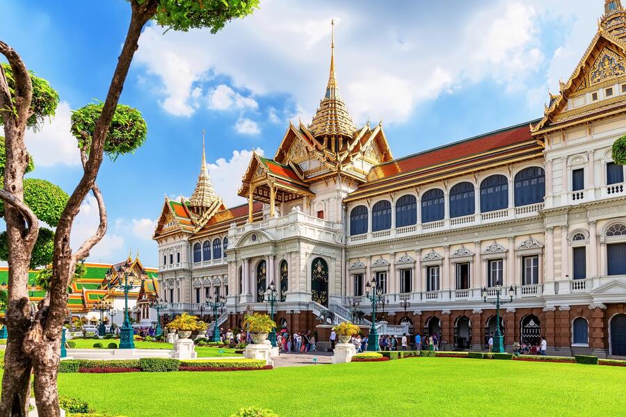 Le Grand Palais est sans doute le plus célèbre des palais royaux à Bangkok