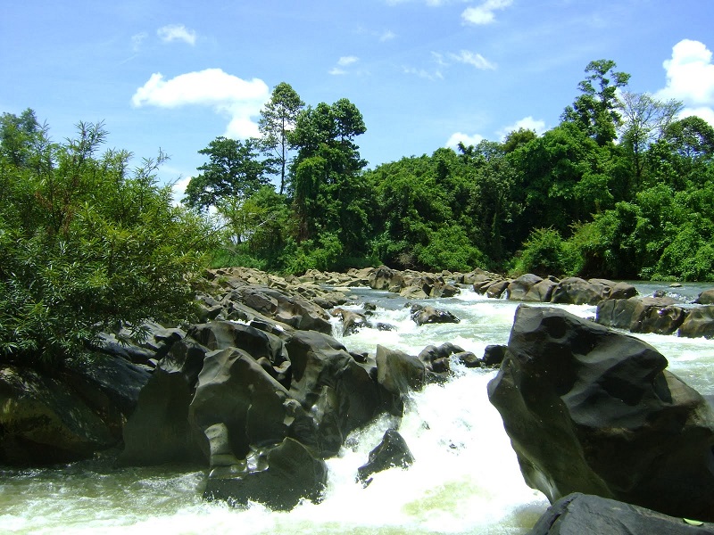 Le paysage du parc national de Yok Don