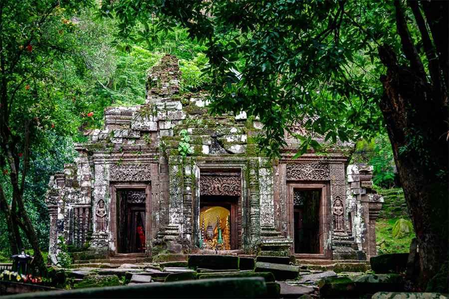 Wat Phou est incrit en 2001 comme patrimoine mondial de l'UNESCO au Laos