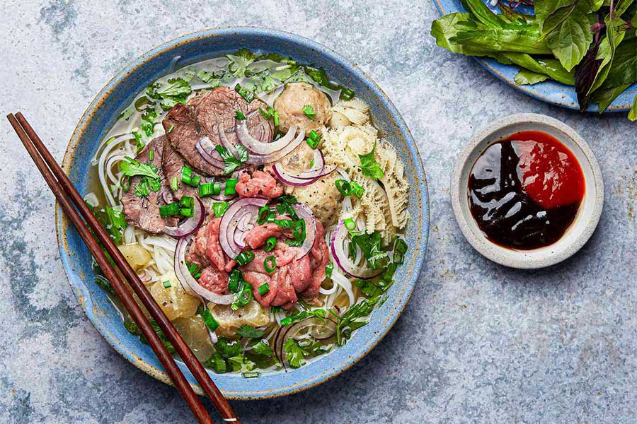 Pho est l'un des plats typiques de Sai Gon ainsi du Vietnam