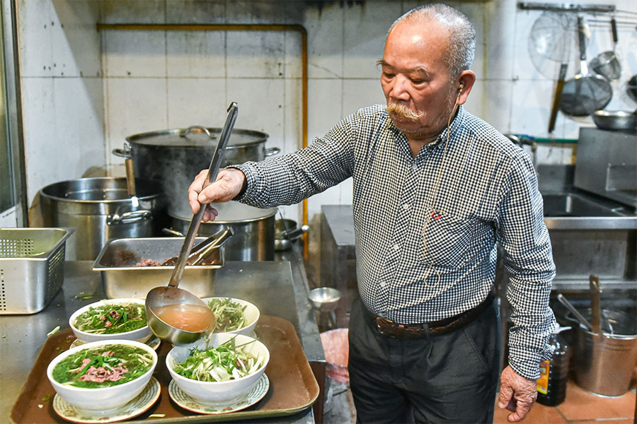 Pho Thin est l'un des meilleurs restaurants de Pho à Hanoi