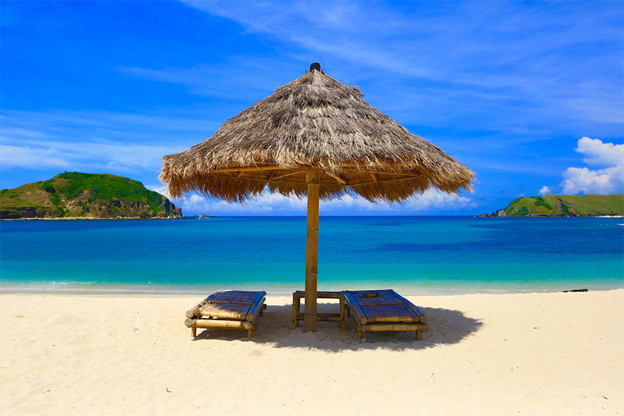 Plage de Kuta est une destination balnéaire à ne pas manquer à Lombok