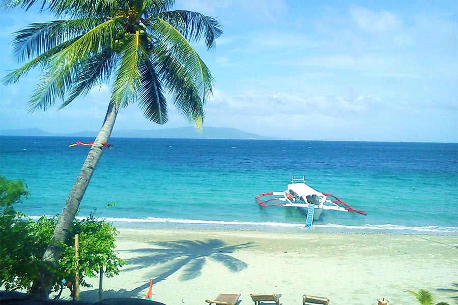 Plage de Talapanan à Puerto Galera