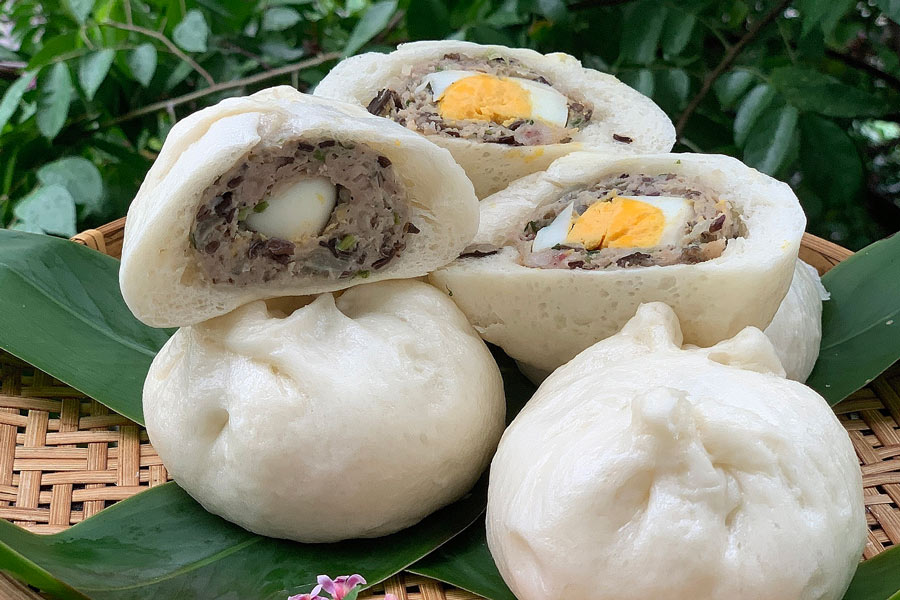 Meilleurs plats pour le petit-déjeuner au Vietnam - Banh bao