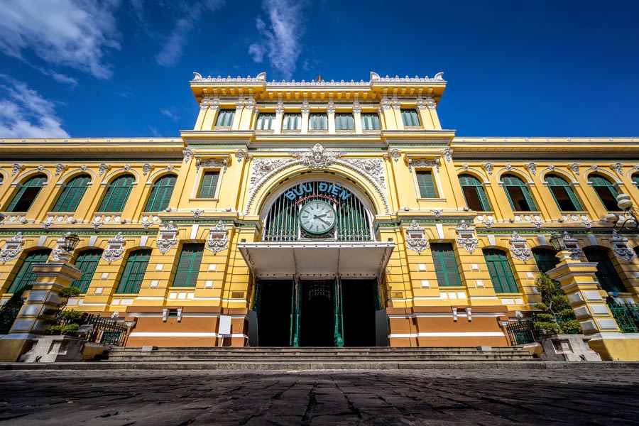 Poste centrale de Saïgon à Ho Chi Minh-Ville