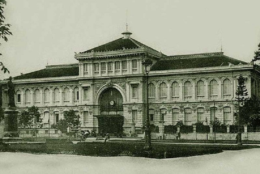 Poste centrale de Saïgon à Ho Chi Minh-Ville - Histoire