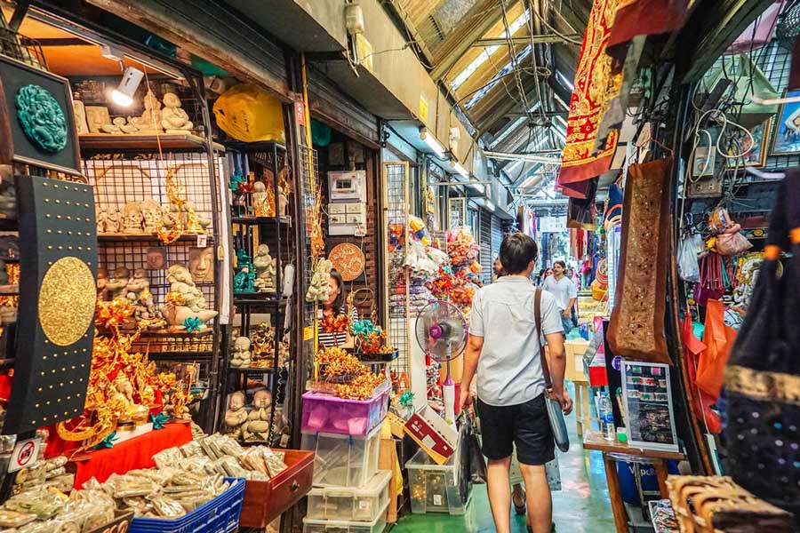 Chatuchak - l'un des plus grands marchés de Bangkok