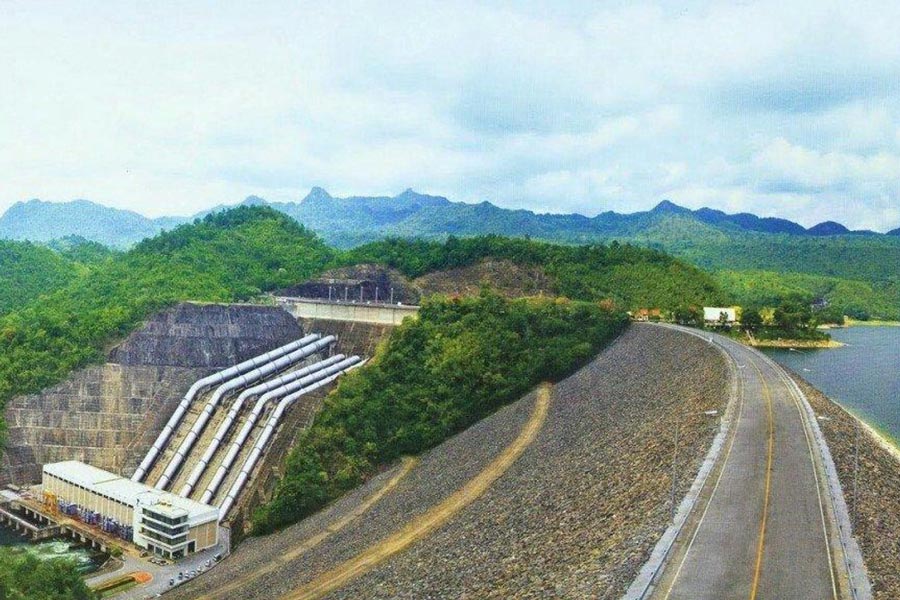 La vue spectaculaire de la province d'Uttaradit