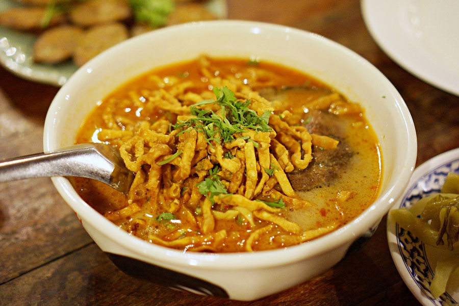 Khao Soi - plat typique à la province d'Uttaradit